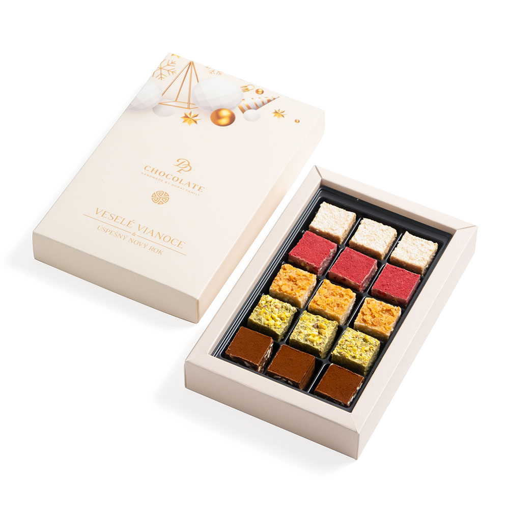 Vianoce - Bonboniéra Nougat Crunch 15 Cream