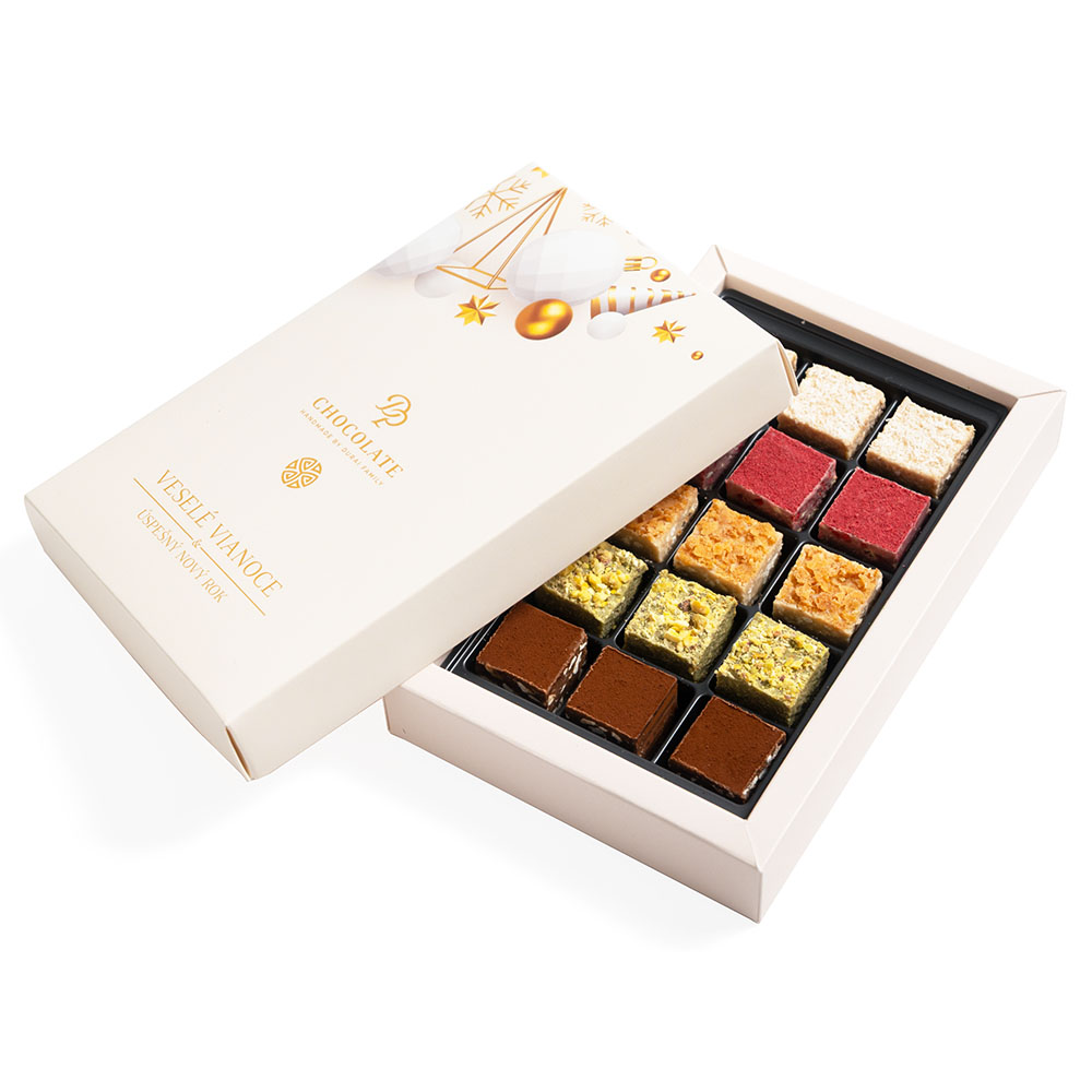 Vianoce - Bonboniéra Nougat Crunch 15 Cream