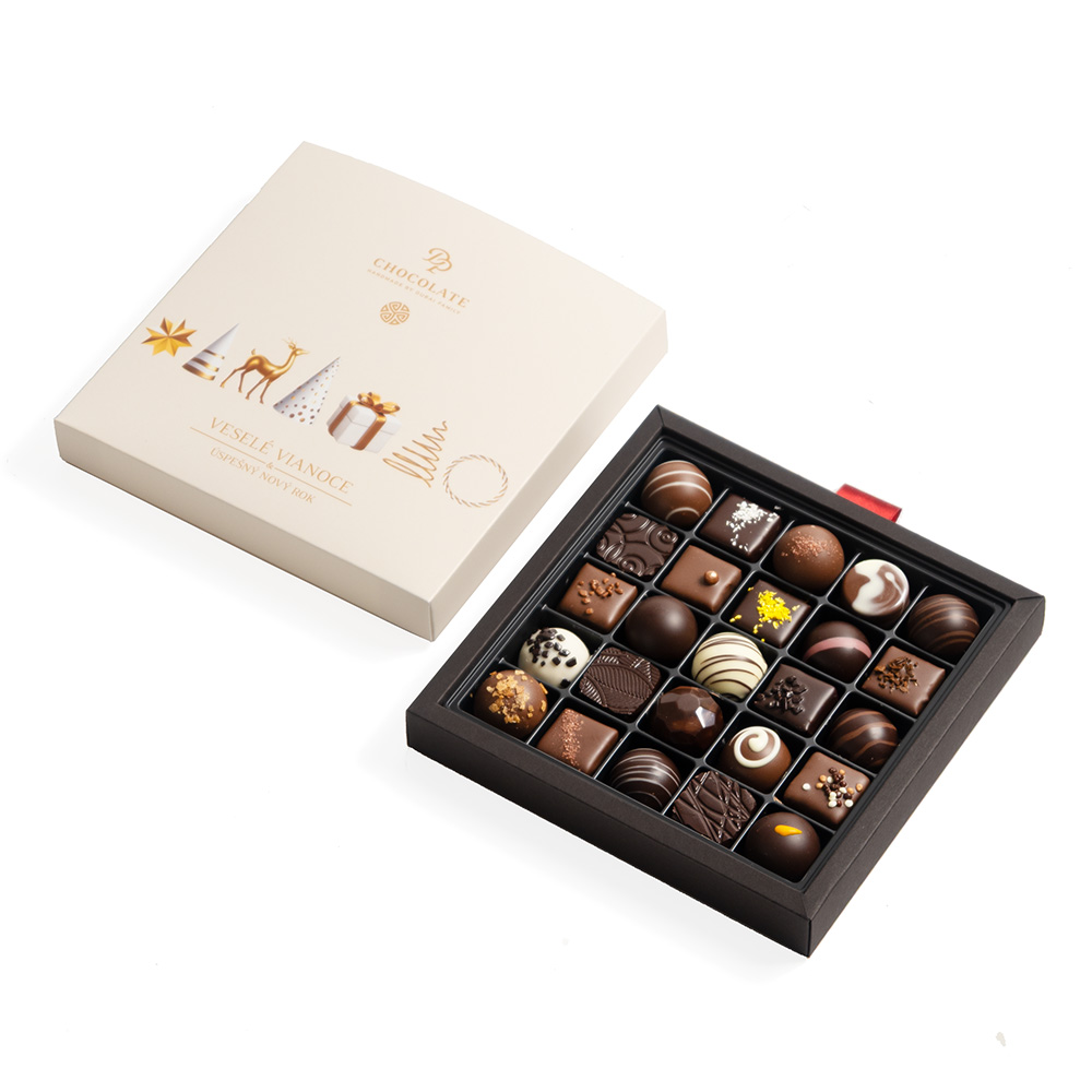 Vianoce - Bonboniéra Luxury 25 Cream