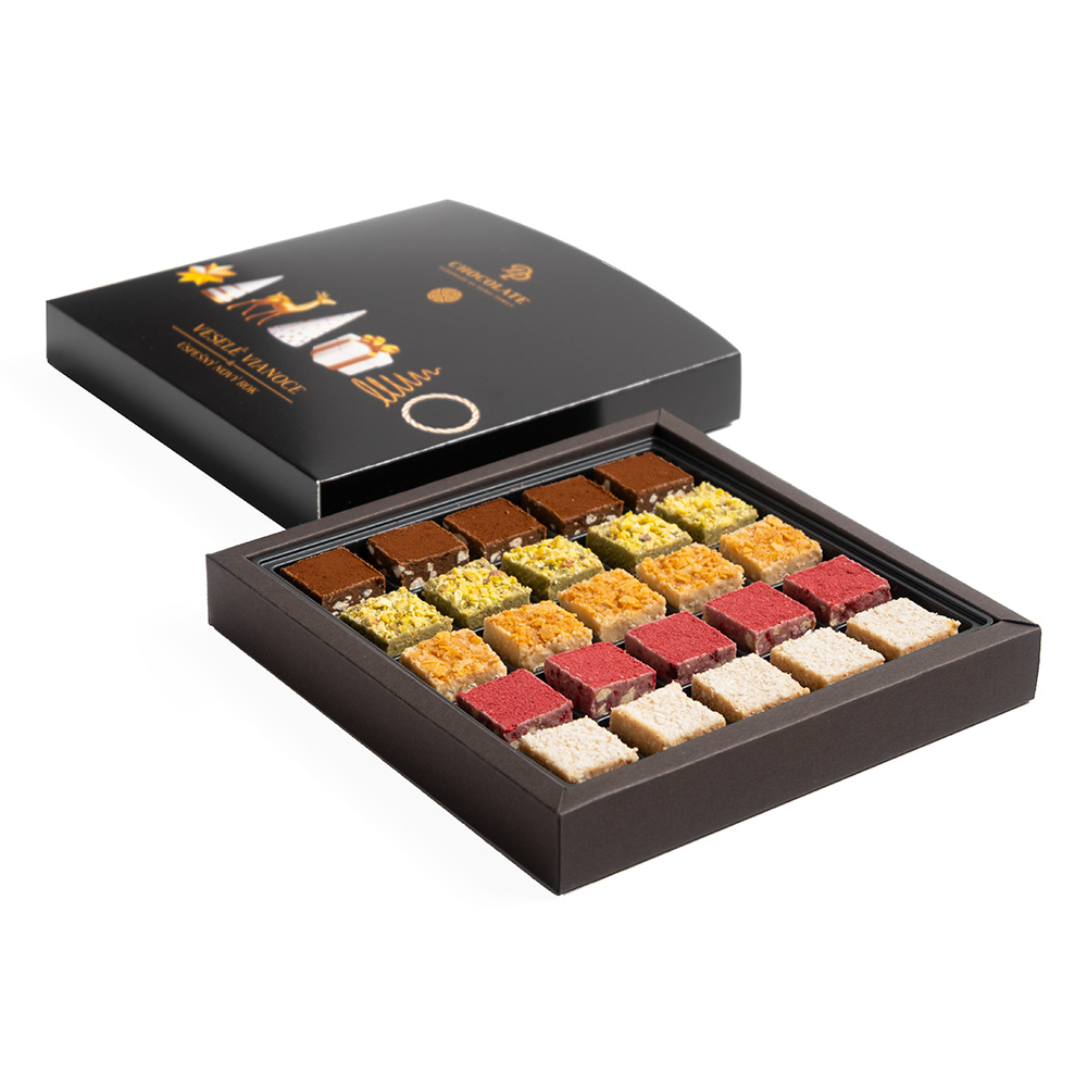 Vianoce - Bonboniéra Nougat Crunch 25 Brown