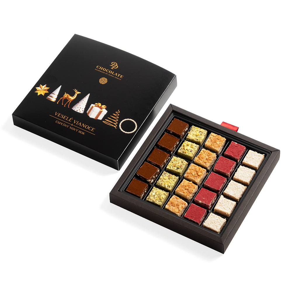 Vianoce - Bonboniéra Nougat Crunch 25 Brown