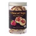 ChocoChips - Biela čokoláda s malinami (160g)