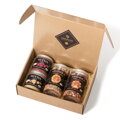 Darčekový box Granola s bielou a ruby čokoládou a orieškovými pastami (840g)