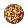 ChocoWheel Valentín - mliečna čokoláda s mangom a malinami (20g)