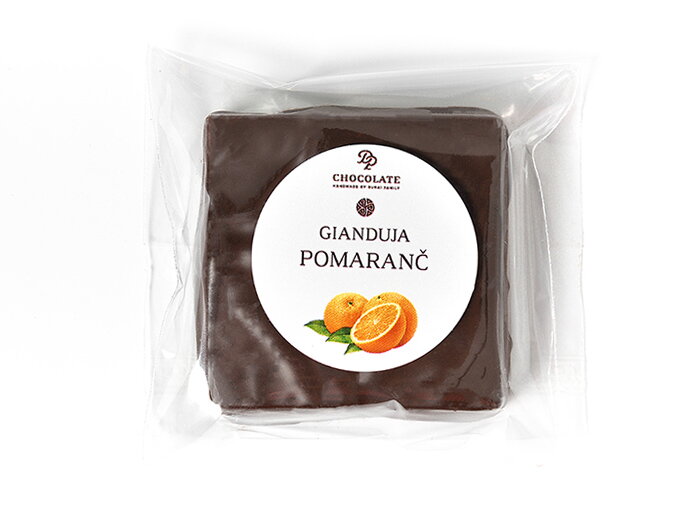 Gianduja Block Almond Orange (30g)