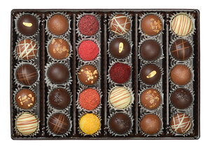 Čokoládové truffle v bílé, mléčné a hořké čokoládě