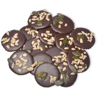 ChocoChips - Horká čokoláda so slnečnicou a tekvicou (800g)