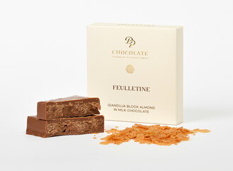 Gianduja Block Almond Feulletine (30g)