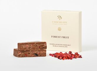 Gianduja Block Hazelnut Forest Fruit (30g)