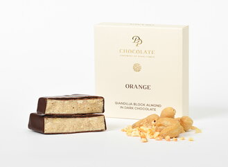 Gianduja Block Almond Orange (30g)