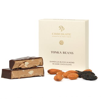 Gianduja Block Almond Tonka Beans (30g)