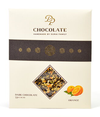 Tabuľková čokoláda Basic horká s pomarančom (70g)