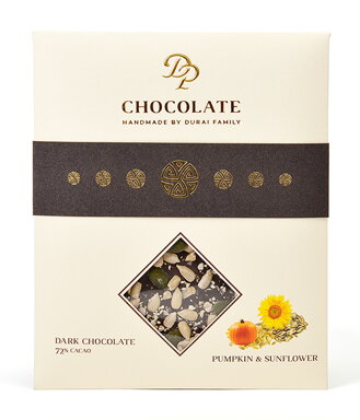 Tabuľková čokoláda Basic horká so semenami slnečnice a tekvice (70g)