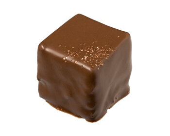 Čokoládový brownies s ganache z gaštanového pyré s rumom v mliečnej čokoláde