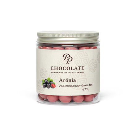 Arónia v mliečnej čokoláde RUBY (180g)