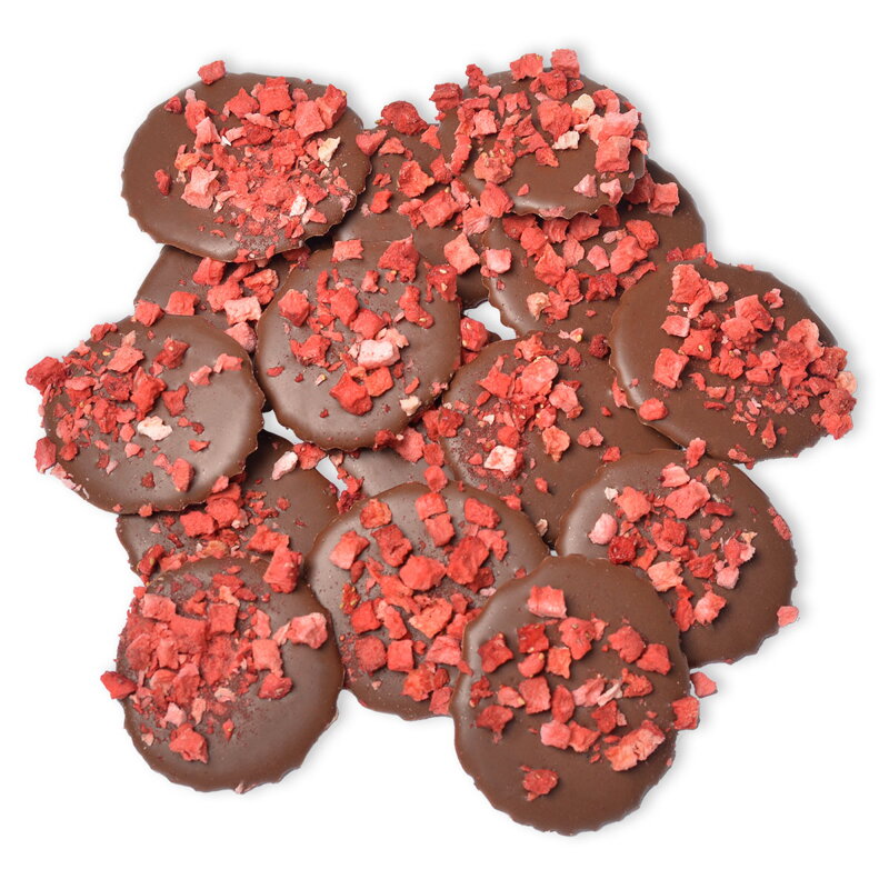 ChocoChips - Mliečna čokoláda s jahodami (800g)