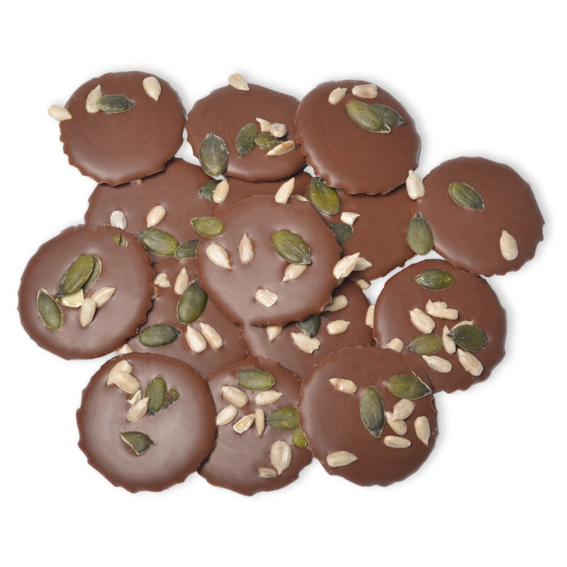 ChocoChips - Mliečna čokoláda so slnečnicou a tekvicou (800g)