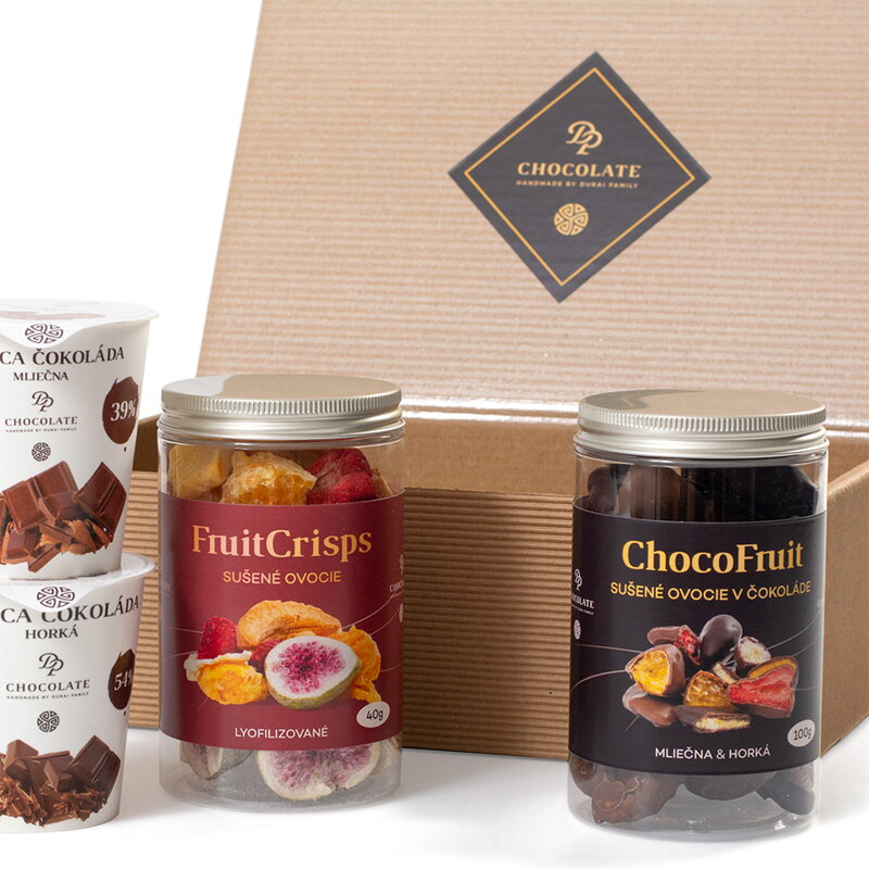 Fondue Box – čokoláda a ovocie (260g) Fondue Box – čokoláda a ovocie (260g)
