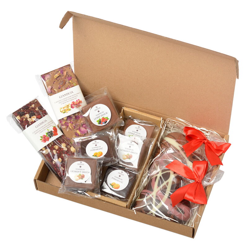 Darčekový box s kvetinou 560g Darčekový box s kvetinou 560g