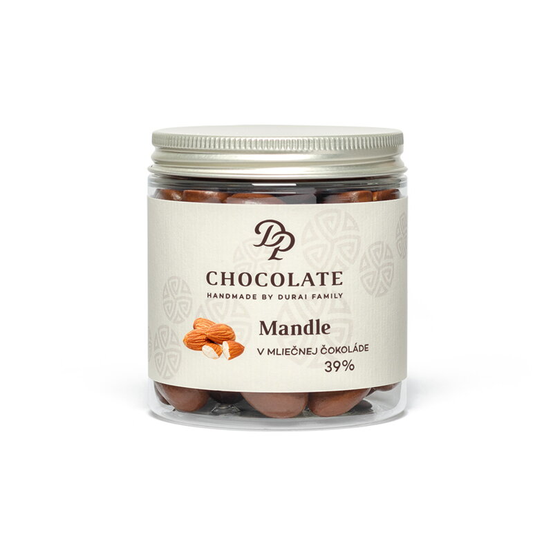 Dražé - Mandle v mliečnej čokoláde (170g)