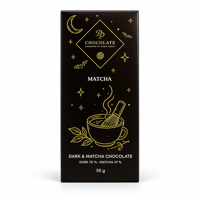 Halloween - Tabuľka Basic 55 g Horká & MATCHA