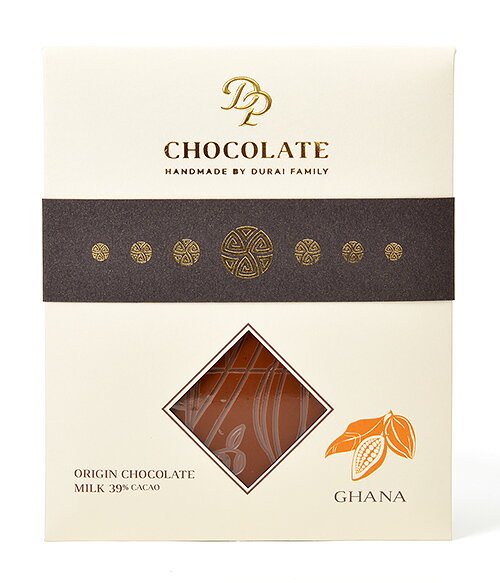 Tabuľková čokoláda Basic Origin mliečna Ghana 39% (70g)