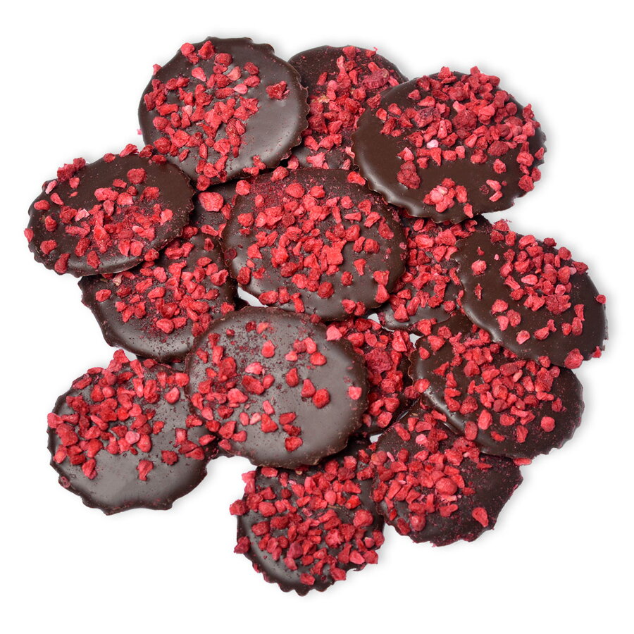 ChocoChips - Hořká čokoláda s malinami (800g)