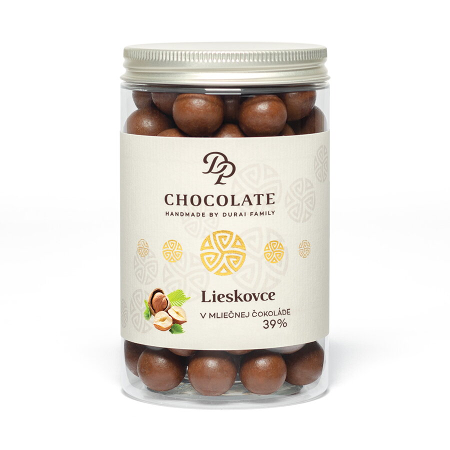 Dražé - Lieskové orechy v mliečnej čokoláde (240g) (balenie 5ks)