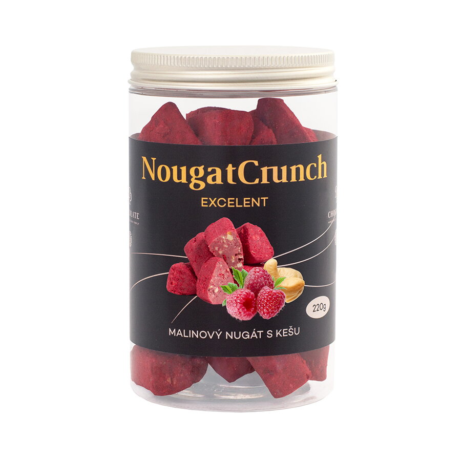 Malinový nugát s kešu (220g)