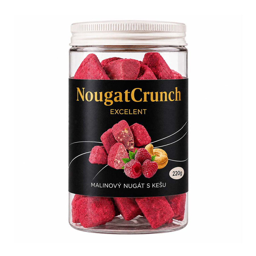 Malinový nugát s kešu (220g)