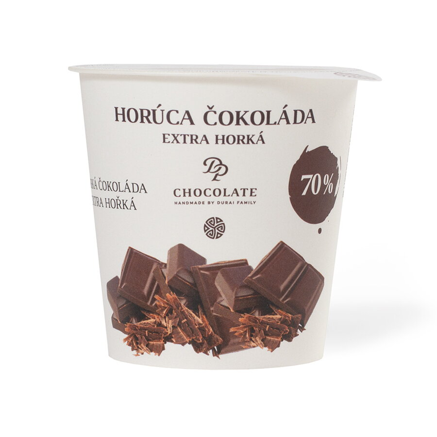 Tekutá čokoláda v tégliku extra horká (60g)