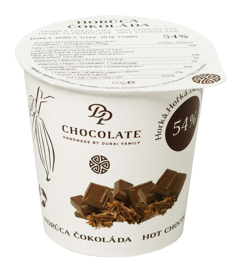 Tekutá čokoláda v kelímku hořká (60g)