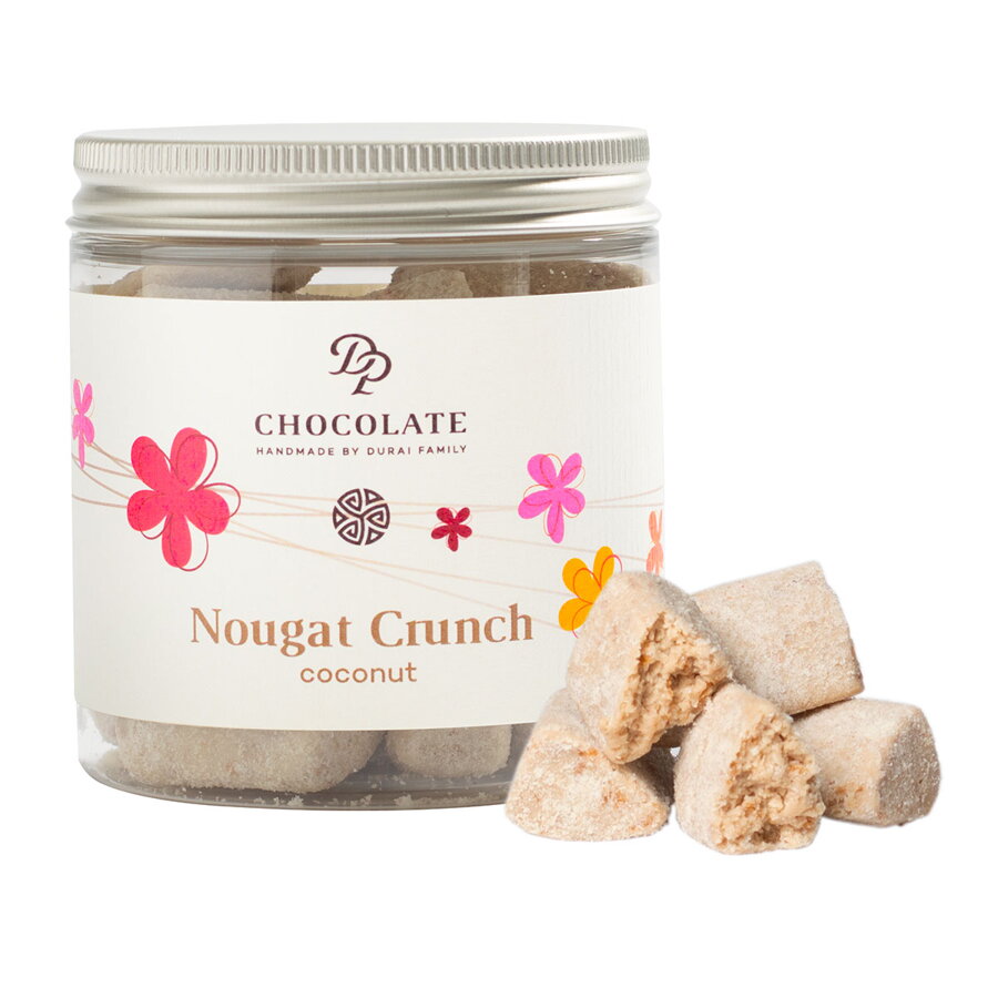 Chrumkavý mandľový nugát s kokosom kvet (150g)