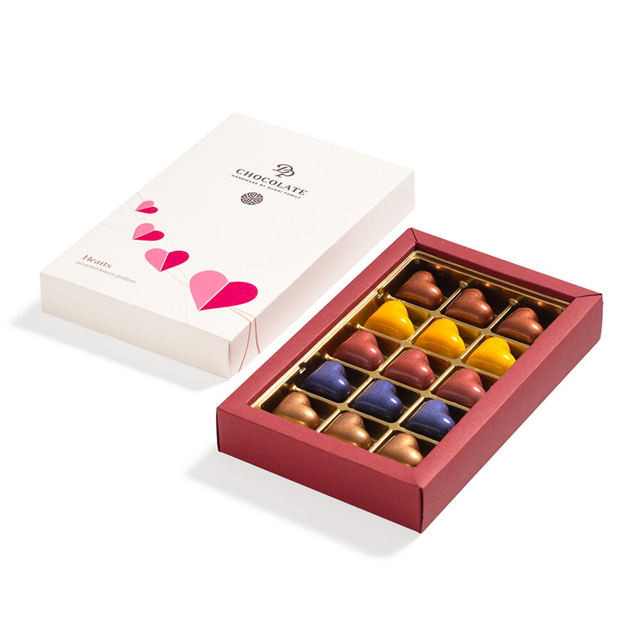 Bonboniéra Hearts (135g) Valentín