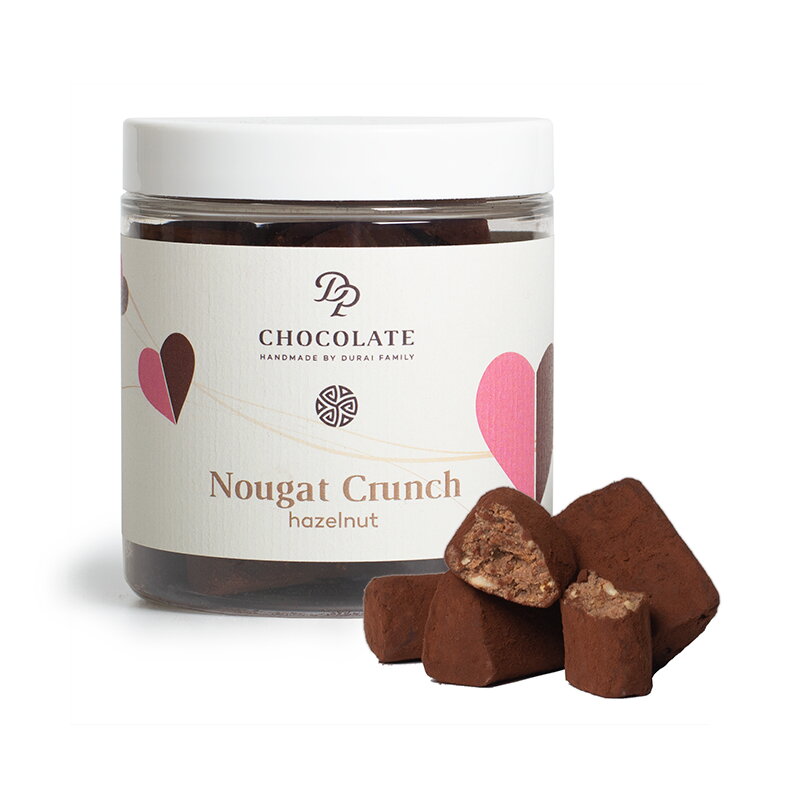 Chrumkavý lieskovcový nugát s lieskovými orechmi (150g) Valentín