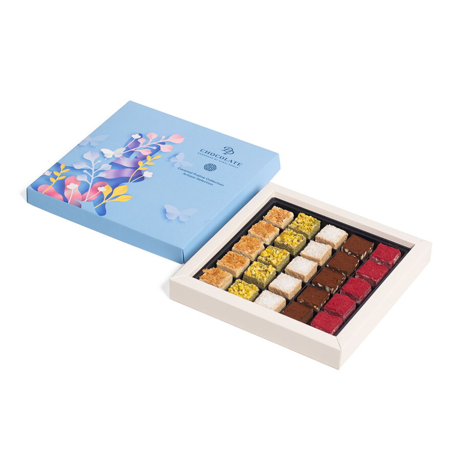 Veľká noc - Bonboniéra Nougat Crunch Cube 250g